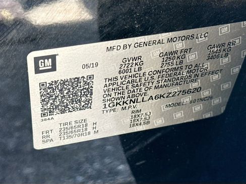 Used 2019 GMC Acadia SLE w/ LPO, Black Accent Package FWD image 35