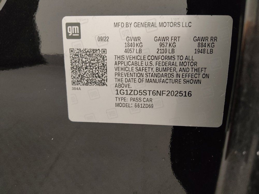 Used 2022 Chevrolet Malibu LT FWD image 33