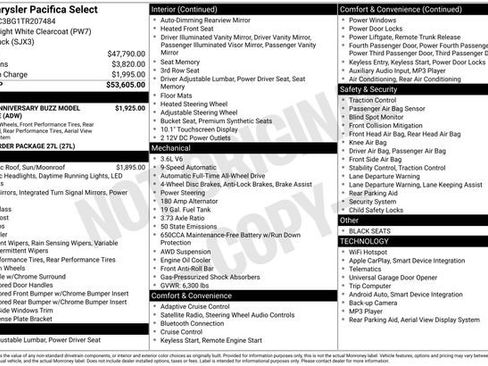 New 2026 Chrysler Pacifica Select image 35