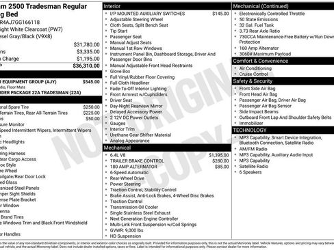 Used 2016 RAM 2500 Tradesman w/ Popular Equipment Group RWD image 9