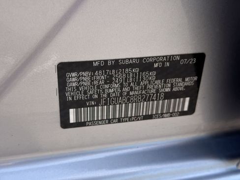 Certified 2024 Subaru Impreza 2.0i AWD/4WD image 36