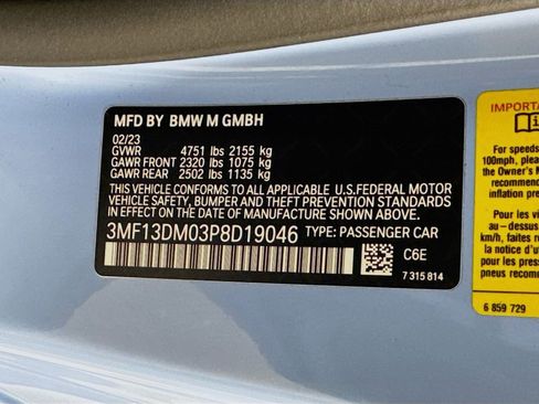 Used 2023 BMW M2 w/ Lighting Package RWD image 54