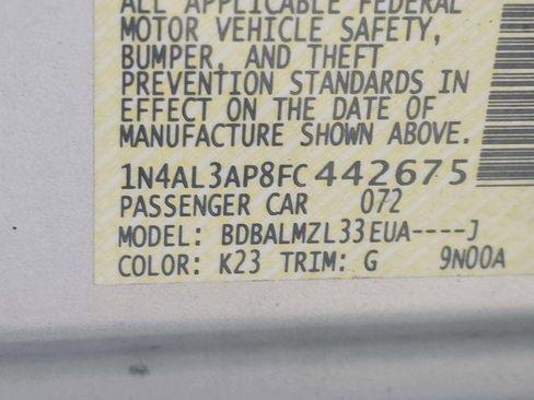 Used 2015 Nissan Altima 2.5 SV w/ Convenience Package image 11