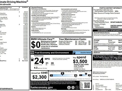 Used 2023 BMW X4 xDrive30i w/ Premium Package image 2