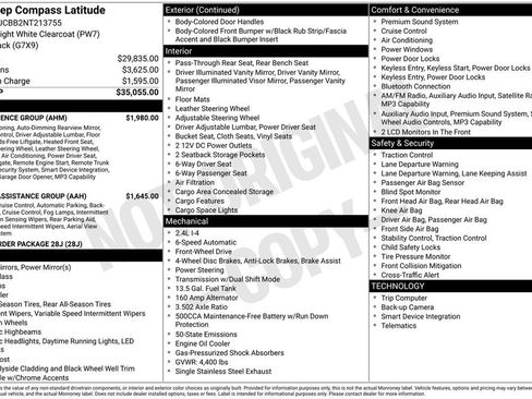 Used 2022 Jeep Compass Latitude w/ Convenience Group FWD image 17