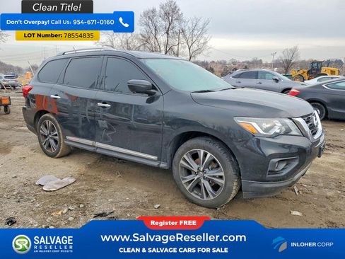 Used 2017 Nissan Pathfinder Platinum w/ Family Entertainment Package image 2