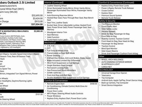 Used 2018 Subaru Outback 2.5i Limited image 3