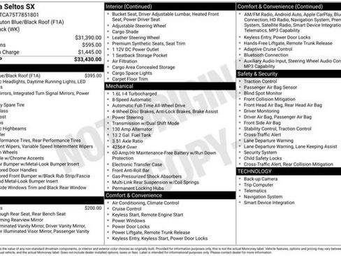 New 2026 Kia Seltos SX image 28