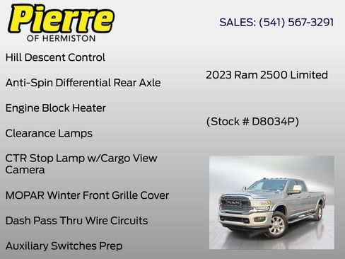 Used 2023 RAM 2500 Limited w/ Towing Technology Group AWD/4WD image 24