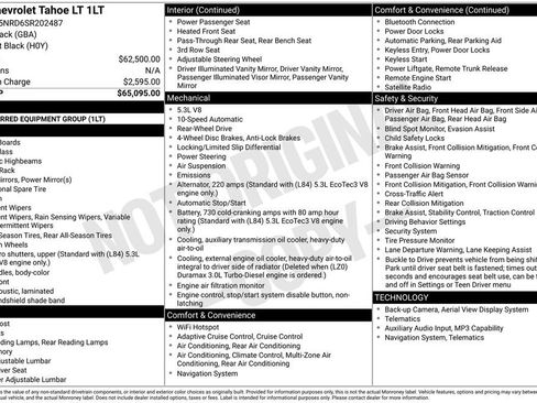 Used 2025 Chevrolet Tahoe LT RWD image 6