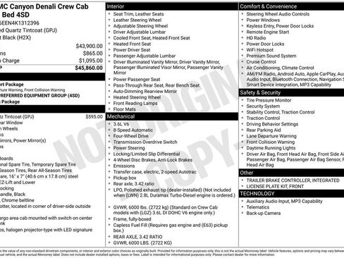 Used 2019 GMC Canyon Denali AWD/4WD image 32