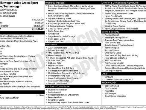 Used 2022 Volkswagen Atlas Cross Sport SE AWD/4WD image 2