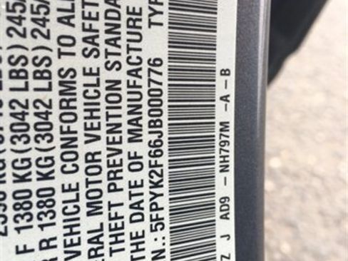 Used 2018 Honda Ridgeline RTL-T image 8