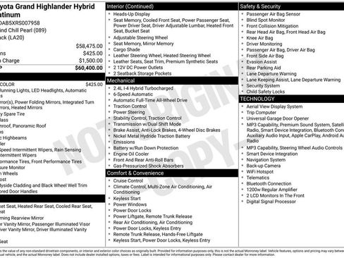 Used 2024 Toyota Grand Highlander AWD Hybrid image 6