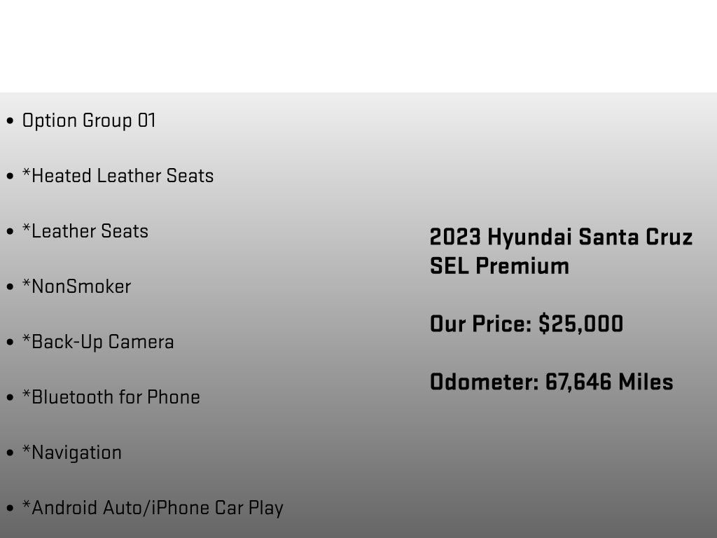 Used 2023 Hyundai Santa Cruz SEL Premium AWD/4WD image 6