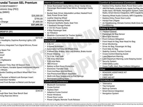 New 2026 Hyundai Tucson SEL image 3
