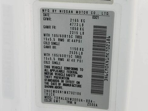 Used 2021 Nissan NV200 SV w/ Sliding Door Glass Package FWD image 26