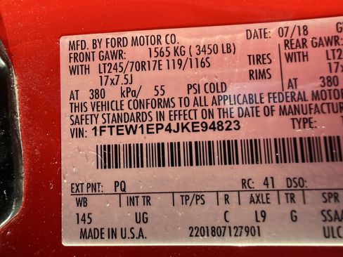 Used 2018 Ford F150 XLT w/ Equipment Group 301A Mid AWD/4WD image 34
