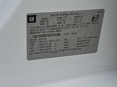Used 2016 Chevrolet Silverado 2500 LT w/ LT Convenience Package AWD/4WD image 39
