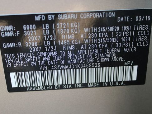 Used 2019 Subaru Ascent Limited image 10