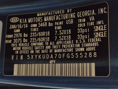 Used 2015 Kia Sorento EX image 33