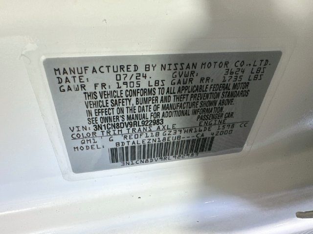 Used 2024 Nissan Versa S w/ Trunk Package FWD image 27