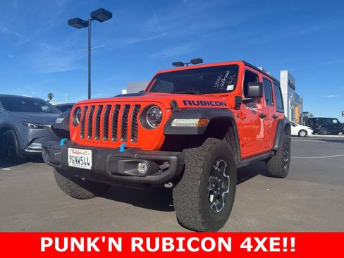 Used 2023 Jeep Wrangler Unlimited Rubicon 4xe w/ Steel Bumper Group image 1