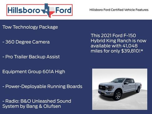 Certified 2021 Ford F150 King Ranch w/ Equipment Group 601A High image 5