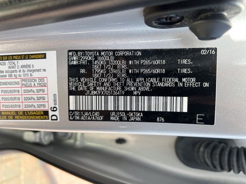Used 2016 Lexus GX 460 w/ Navigation Package AWD/4WD image 37