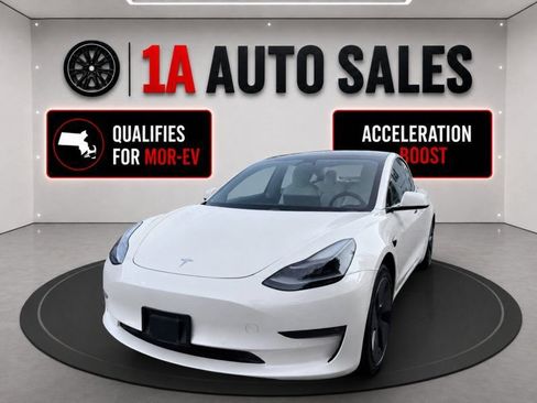 Used 2021 Tesla Model 3 Long Range AWD/4WD image 1