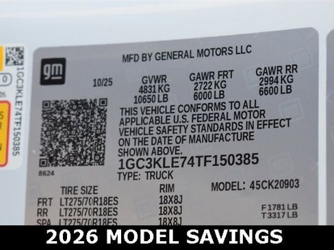 New 2026 Chevrolet Silverado 2500 W/T w/ Z71 Off-Road Package image 29