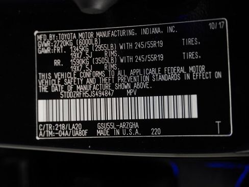Used 2018 Toyota Highlander Limited AWD/4WD image 55