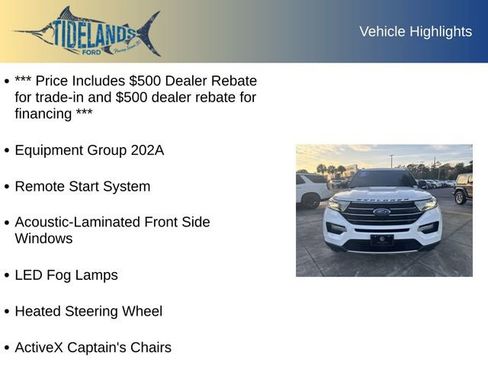 Used 2021 Ford Explorer XLT w/ Equipment Group 202A image 11