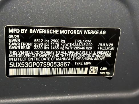 Used 2025 BMW X3 xDrive30i w/ Convenience Package AWD/4WD image 24