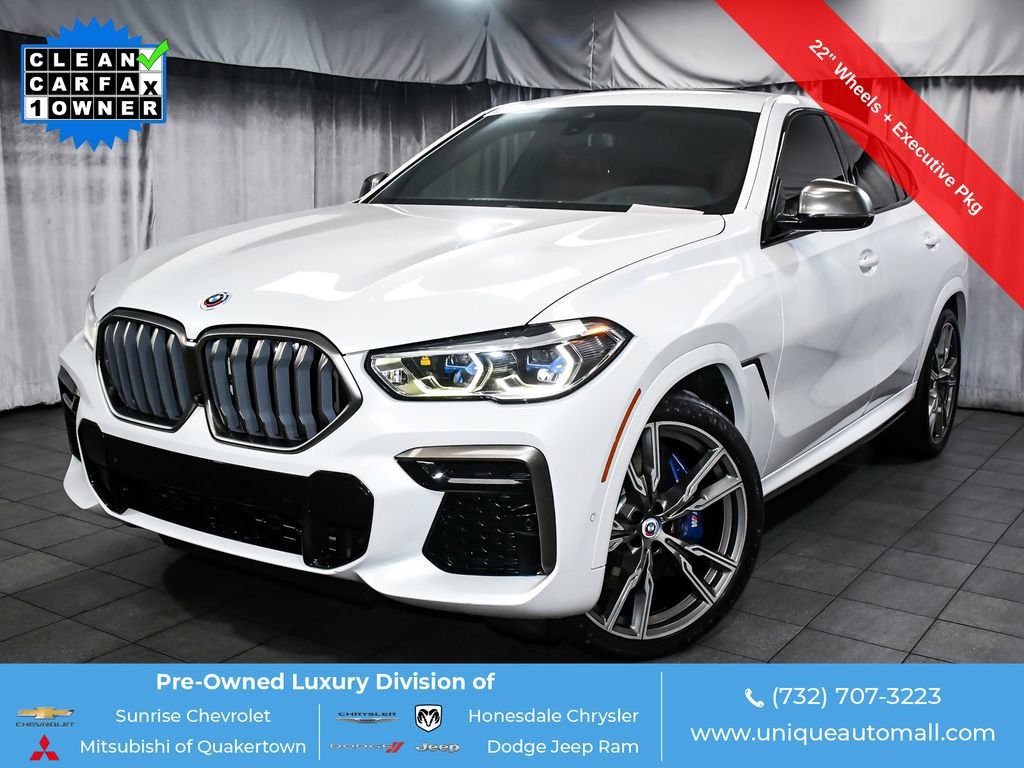 Used 2022 BMW X6 M50i w/ Executive Package AWD/4WD image 1