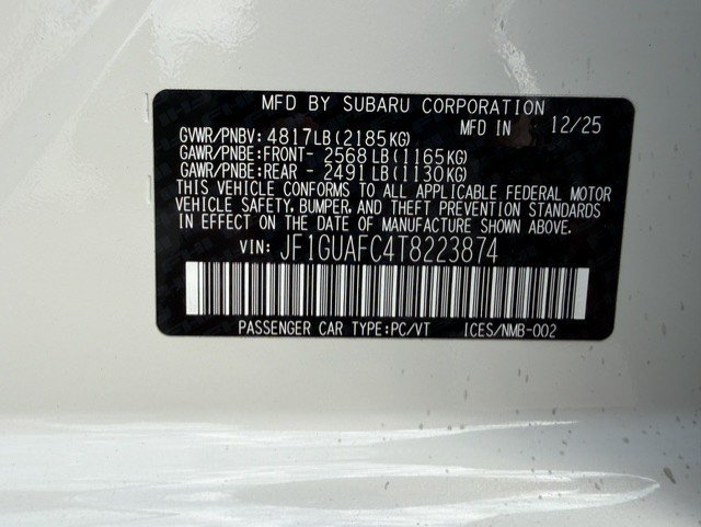 Used 2026 Subaru Impreza 2.0i Sport AWD/4WD image 33