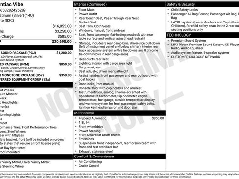 Used 2008 Pontiac Vibe w/ Sun And Sound Package FWD image 28
