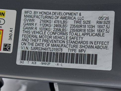 Certified 2026 Honda CR-V EX image 38