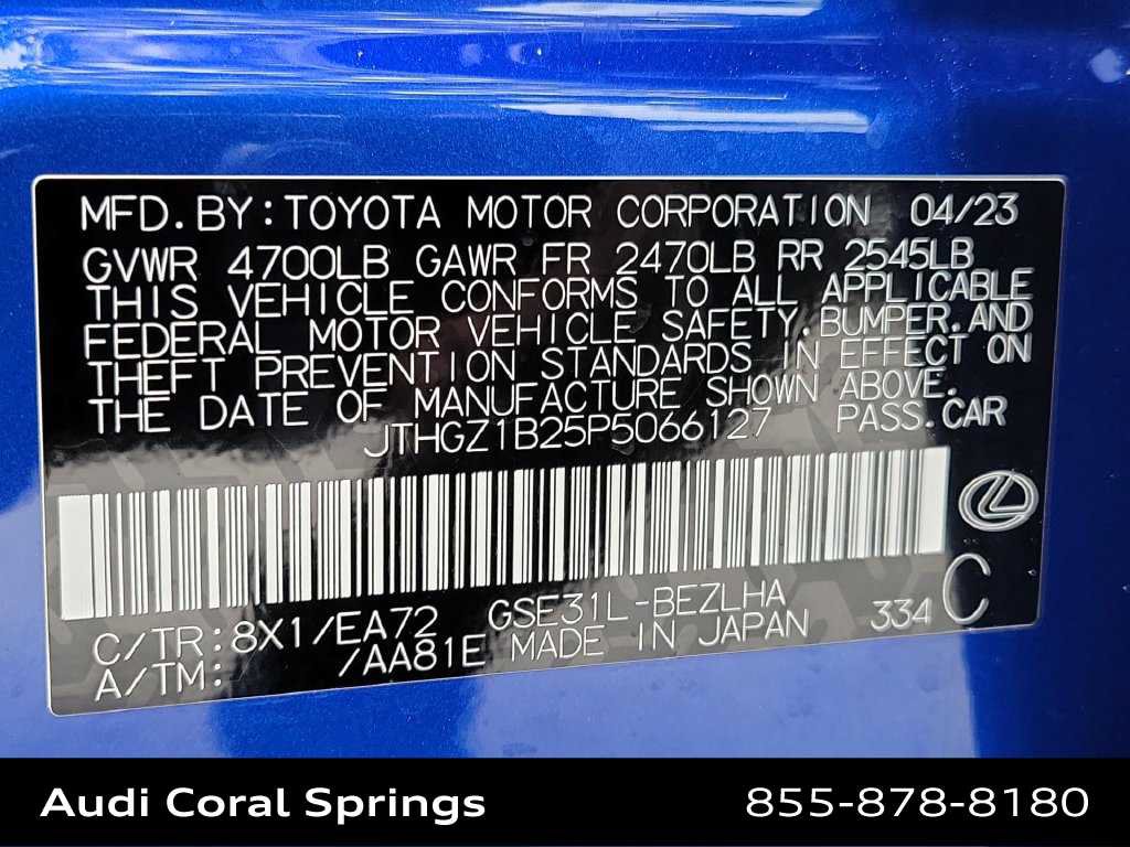 Used 2023 Lexus IS 350 F Sport w/ Navigation Package RWD image 29