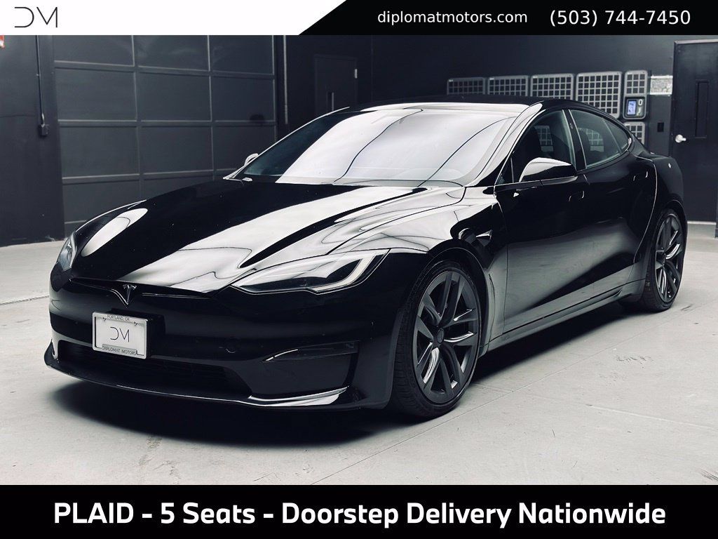 Used 2022 Tesla Model S Plaid AWD/4WD image 1