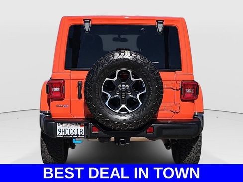 Used 2023 Jeep Wrangler Unlimited Rubicon 4xe w/ Steel Bumper Group AWD/4WD image 4