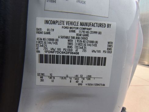 Used 2019 Ford F750 2WD Regular Cab Super Duty image 49