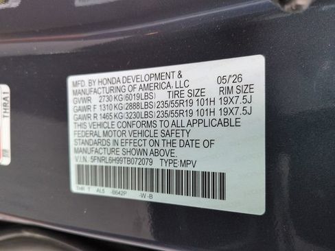 Used 2026 Honda Odyssey Elite image 15