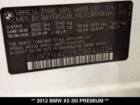 Used 2012 BMW X5 xDrive35i image 30