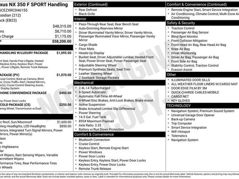 Used 2024 Lexus NX 350 F Sport AWD/4WD image 2
