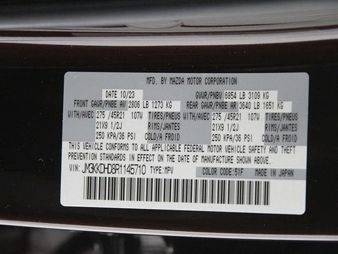 Certified 2024 MAZDA CX-90 3.3 Turbo w/ Premium Package image 24