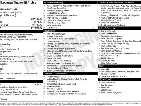 Certified 2025 Volkswagen Tiguan SE R-Line image 32