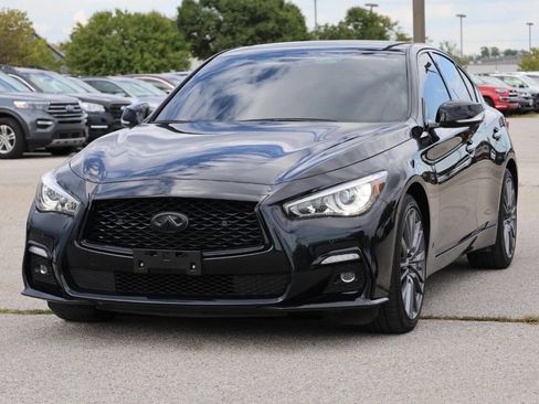 Used 2023 INFINITI Q50 Red Sport 400 w/ Black Opal Edition image 6