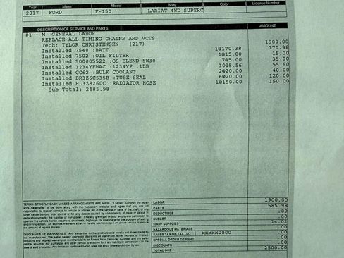 Used 2017 Ford F150 Lariat w/ Equipment Group 501A Mid image 21