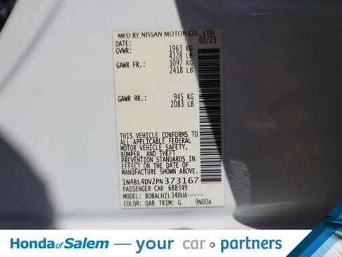 Used 2023 Nissan Altima 2.5 SV image 21